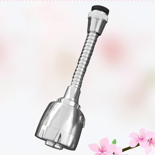 Extensor de grifo de agua extensor de ducha boquilla de ahorro de agua grifo (plateado)
