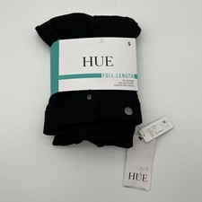 HUE Leggings Womens Small Black Ultra Soft De...