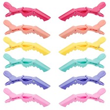1pc Random Color Alligator Hair Clips for Styling Sectioning,Non-slip Grip Clips