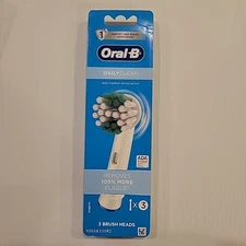 Oral-B Daily Clean Electric Toothbrush Replacement Brush Heads - 3 Pack