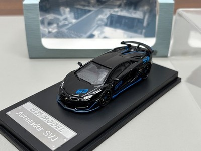 JY 1/64 Black Lamborghini SVJ Supercar Die Casting Car Model