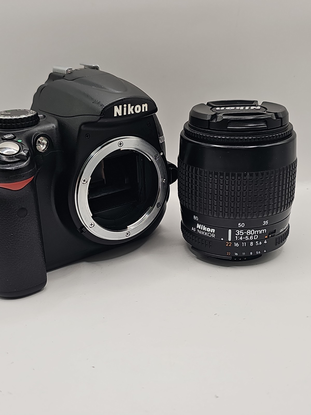 Nikon D5000 Dslr Camera With AF Nikkor 35-80mm Lens Working Condition