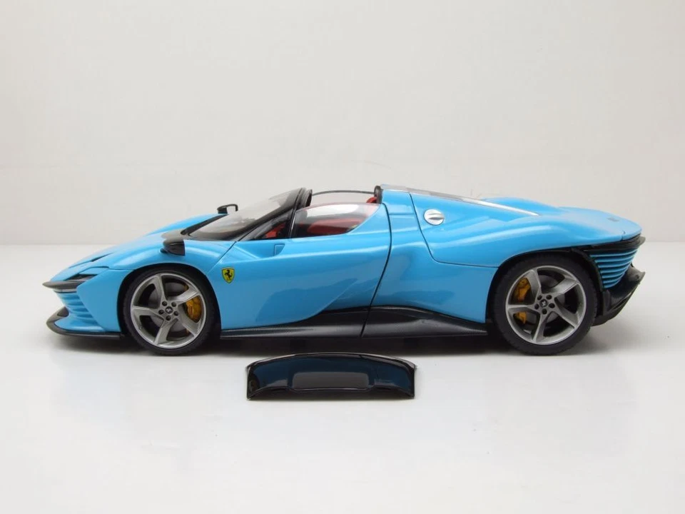Ferrari Daytona SP3 Azul Modelo De Coche 1:18 Bburago Signature - Imagen 3 de 4