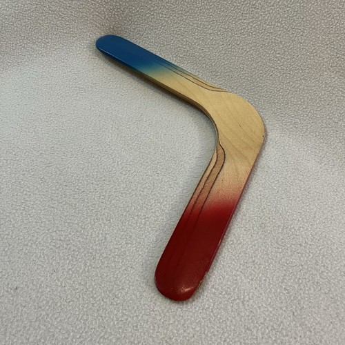 Vintage 14" Holz Bumerang - sehr schön! - Bild 3 von 11