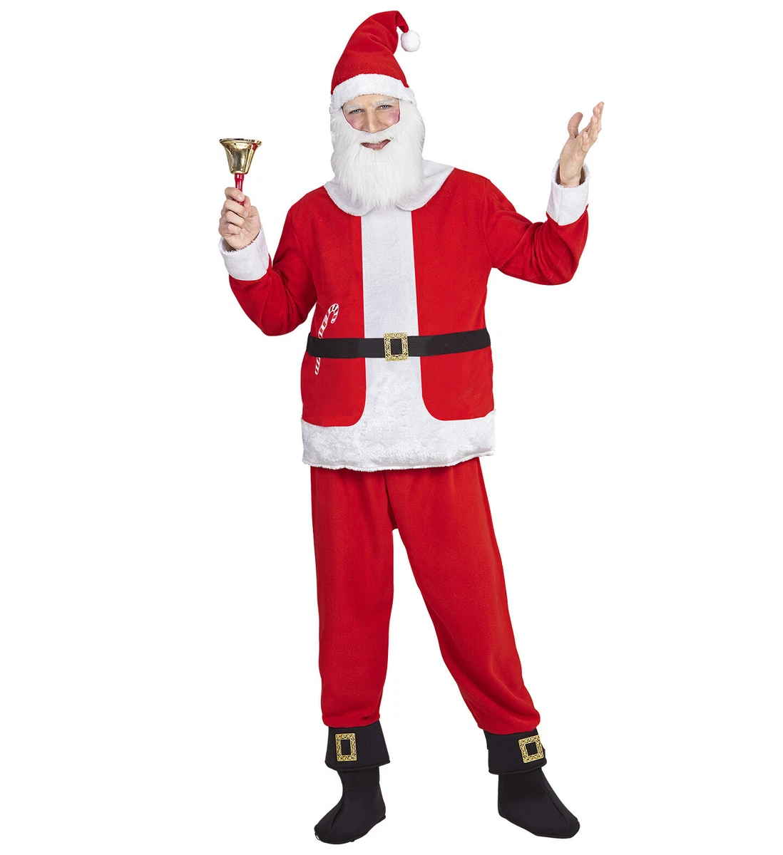 Vestito Da Babbo Natale Completo Costume Adulto TAGLIA S eBay