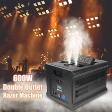 600W Fog Smoke Double Outlet Haze DMX Hazer Machine for Stage Wedding Party Show