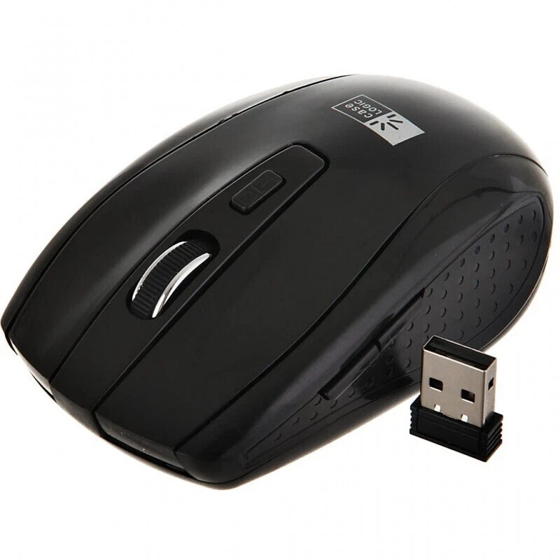 Беспроводная оптическая мышь Case Logic EW-6000 с регулируемым разрешением 2,4 ГГц Plug & Play