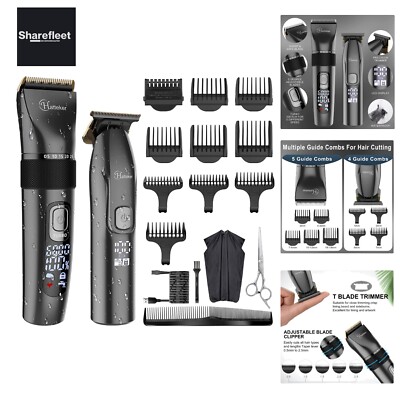 Hatteker Profi Haarschneidemaschine Set Haarschneider Pflegesets Barttrimmer ...