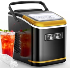 Ice Makers Countertop, Portable Ice Machine with Carry Handle, 26.5lbs/24Hrs,New