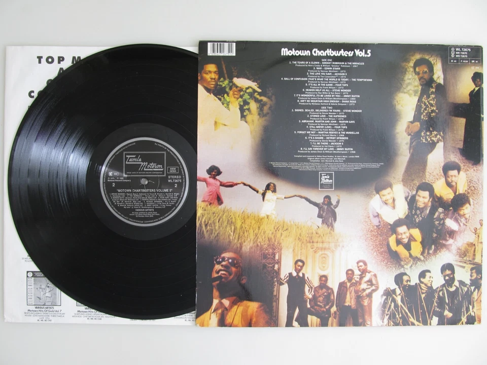 Various – Motown Chartbusters Vol. 5 LP Vinyl Soul Funk DE 1971 NM cleaned ois - Bild 2 von 3