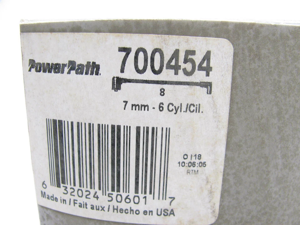 Conjunto de fios de vela de ignição Powermax 700454 - 1986-1990 Acura Legend 2.7L V6 - Imagem 3 de 3