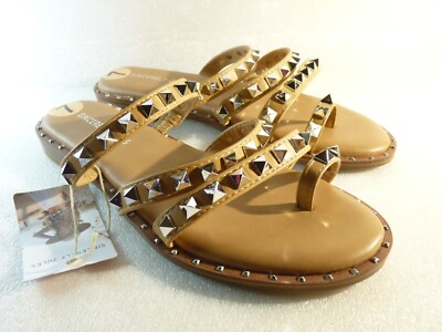 Sincerely Jules Women shoes sandals Tan Slide Wedge Size SKU