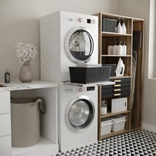 UNIVERSAL Washing Machine Stacking Kit with Pull-Out Shelf Clothes Tumble Dryer