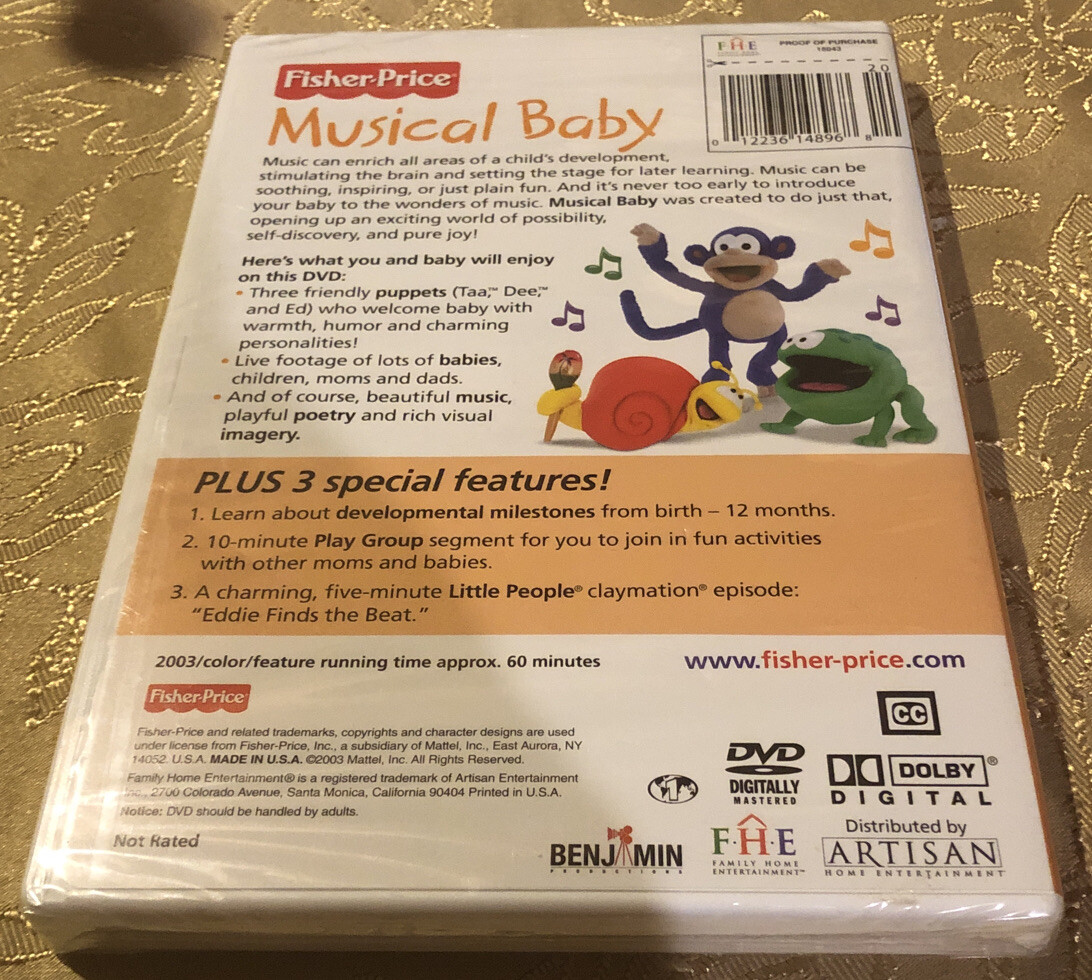 FISHER PRICE - Fisher Price - Musical Baby - DVD - Color Ntsc