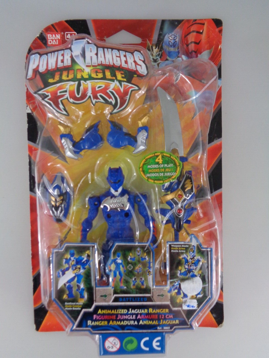 Power Rangers Jungle Fury Animalized Jaguar Ranger 12cm - Bandai