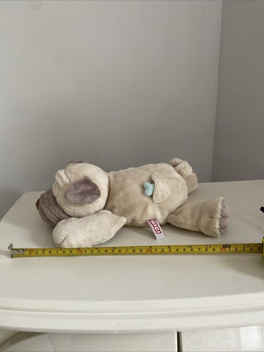 "Juguete suave Nici Brown crema perro peluche 13"" aprox juguete en bolsillo 2005 coleccionable" - Imagen 13 de 13