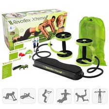 ATTREZZO PALESTRA FITNESS ADDOMINALI ROLLER ESERCIZIO FISICO REVOFLEX XTREME +