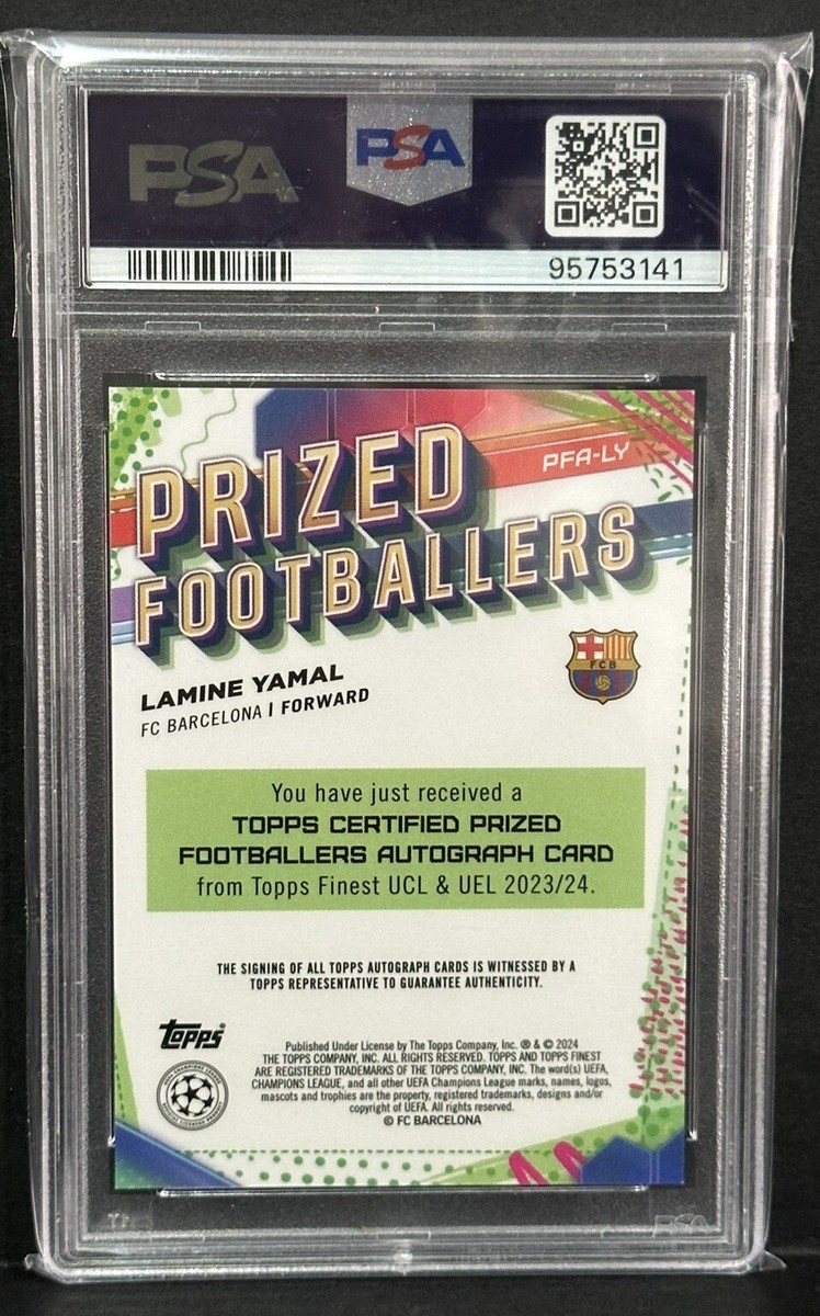 2023-24 Topps Finest UEFA Club Competitions - Prized Footballers