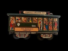 Vintage Powell Mason San Francisco Cable Trolley Friction Car With Box