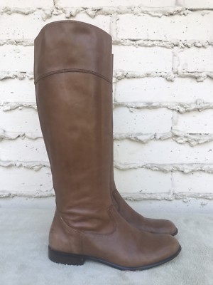 EUC CORSO COMO Women Riding Boot Brown Leather Tall Knee