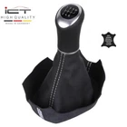 New ICT leather gear shift knob gaiter boot fits for Corvette C5 / C6 A32