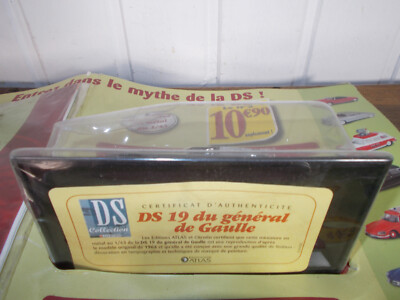 Diecast model cars Citroen DS 19 1/43 Rio 19 General de Gaulle 1960