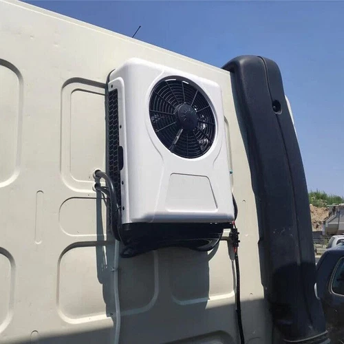 12V 12000BTU Air Conditioner Mini Split A/C For Semi Trucks Bus RV Caravan Vans - Picture 11 of 16