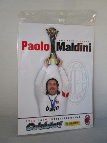 (192) - FIGURENALBUM - PAOLO MALDINI UNA VITA IN ROSSONERO - VERSIEGELT