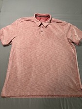 Tommy Bahama Island Zone Pink Men s Short Sleeve Polo Size XL