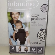Infantino Cozy Premium Baby Infant Carrier 8 - 25 Lbs Pounds Face In/out 200-129