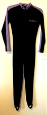 Neo Sport Adult Full Sports Sinks Spandex Body Suit Black Purple sz Medium