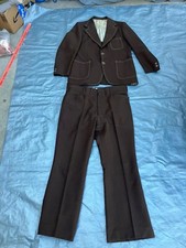 Vintage 60  s 70  s Centura Leisure Men  s Polyester Suit Pants 38"x30  