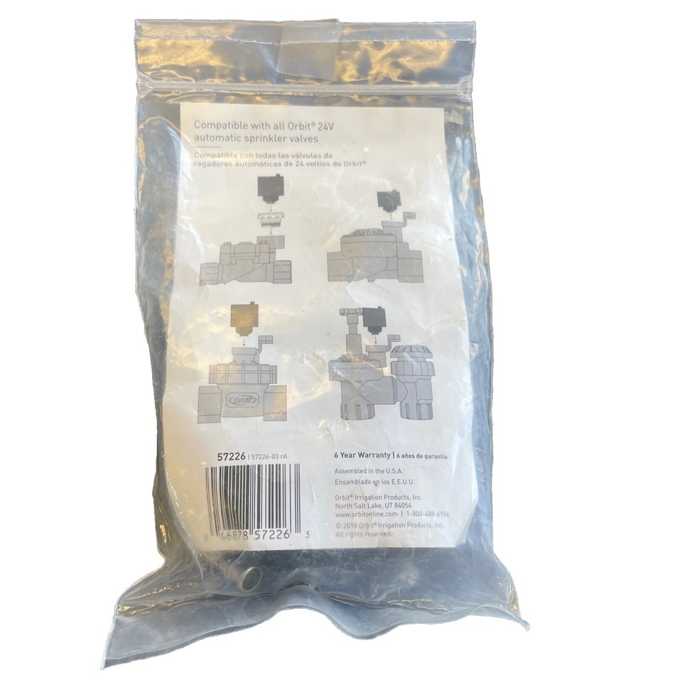 Orbit 24volt Valve Solenoid Sprinkler Valve Replacement New Sealed eBay
