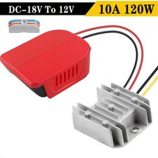 For Einhell DC 18V to 12V 10A 120W Step Down Voltage Converter Battery Regulator