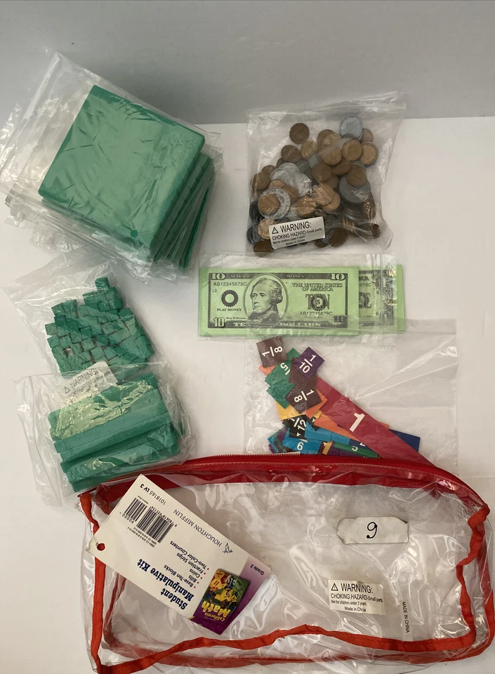 Houghton Mifflin 学生数学操纵工具包 3 级基础 10 块更多 — 第 2/4 张图片