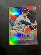 2021 Topps Fire Auto Tucker Davidson #AV-TD Rookie Auto RC