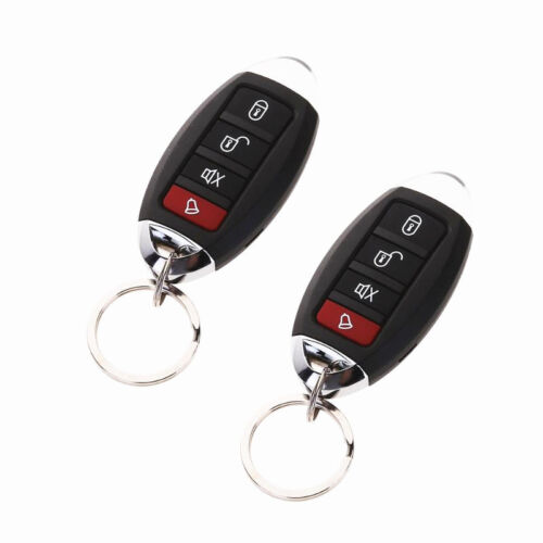 Car Central Alarm Burglar Protection System 2 Remote Control Keyless Entry Siren - Picture 6 of 9