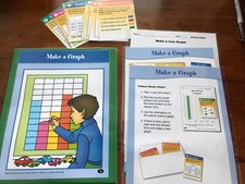 Make a Graph Grade 3-4 math file folder game teacher