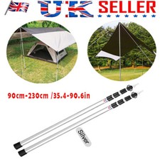 2pcs 90-230 cm installation poles telescope tent poles sun sails rod aluminium