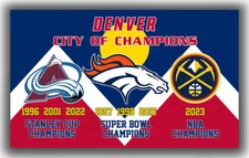 Denver City of Champions Team Souvenir Flag 90x150cm 3x5ft Memorable Good banner