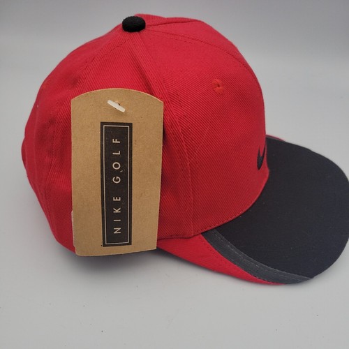 Nike Golf Tiger Woods Sunday Red Golf Hat Brickyard Crossings adjustable NWT - Picture 2 of 6