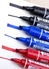 10 Permanent Markers Alcohol Base Ink Pens Heavy Duty Marking Pens Long Lasting