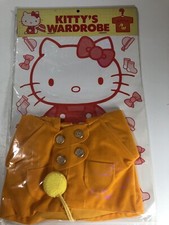 Vintage Sanrio Plush Hello Kitty's Wardrobe Winter Outfit New Costume 1976