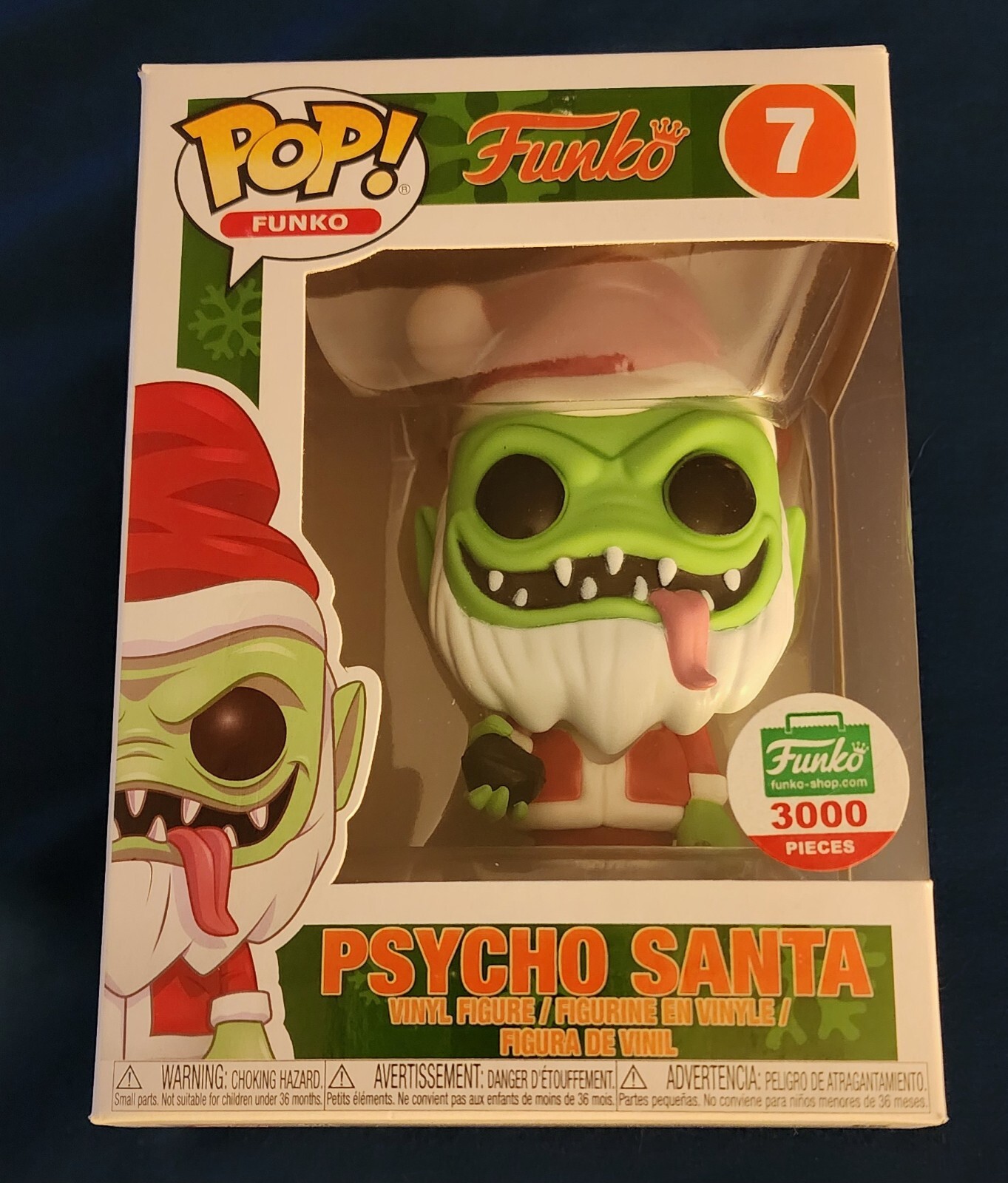 Funko Pop! Holiday Vinyl Figure: Psycho Santa #7 (3000 Pieces Exclusive)