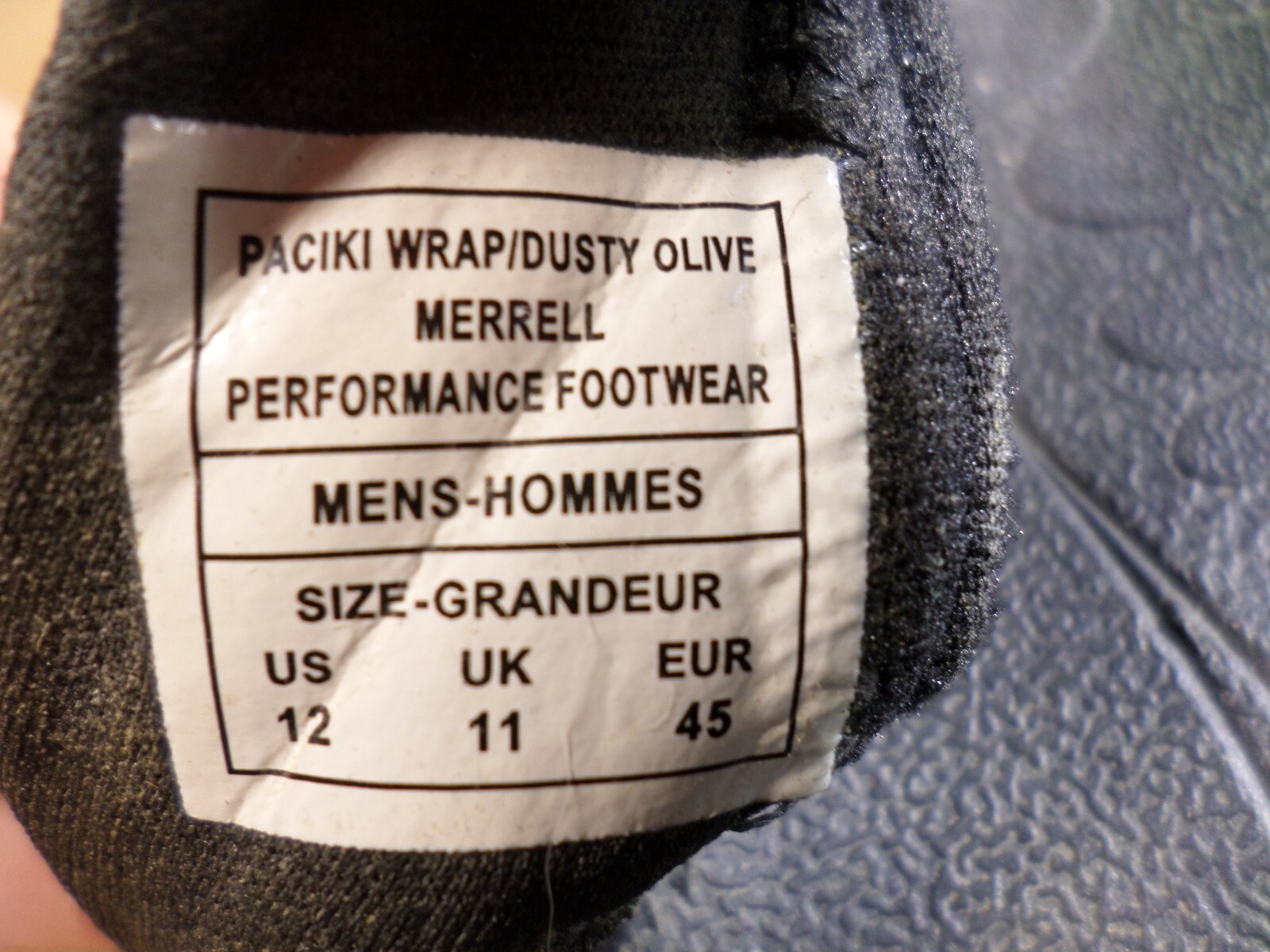 Sandali verdi punta aperta da uomo Merrell taglia 12 slide super belli spedizione veloce