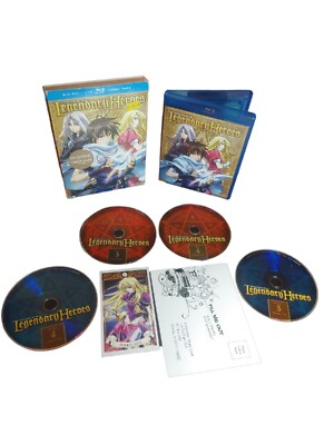 The Legend of the Legendary Heroes Collection 02 Blu-ray/DVD 2012 4-Disc Anime