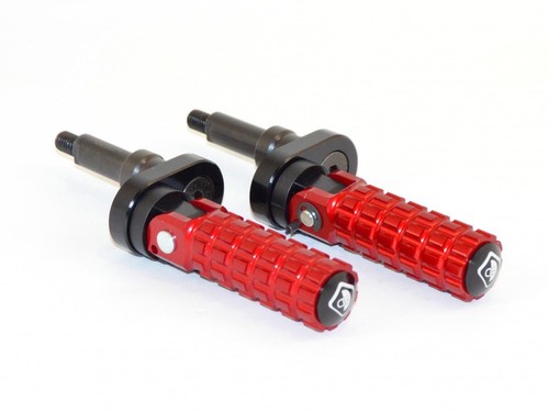 Red Rearsets Motorcycle Adjustable Rearsets Red Ducabike For Ducati Monster 797 2017 > 2020 ...
