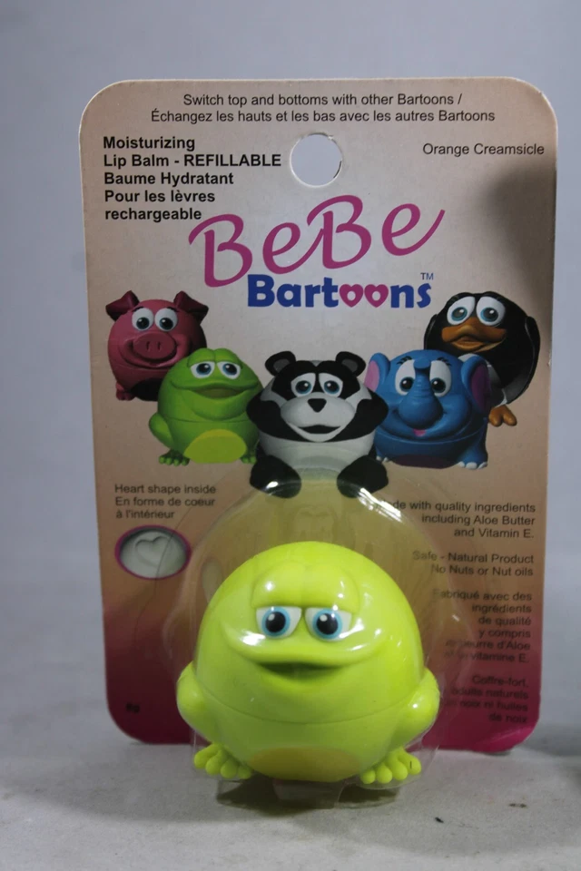 Bálsamo labial recargable BeBe Bartoons ~ - Crema naranja Foto 2 de 4