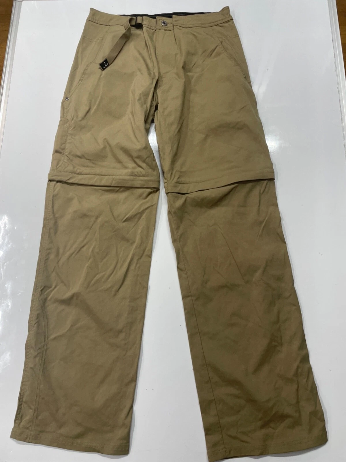 prana convertible straight cargo stretch hiking zip off pants