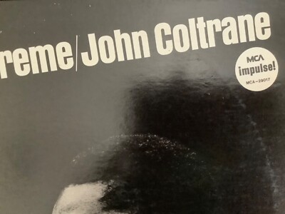 JOHN COLTRANE A LOVE SUPREME LP RECORD MCA IMPULSE McCOY TYNER